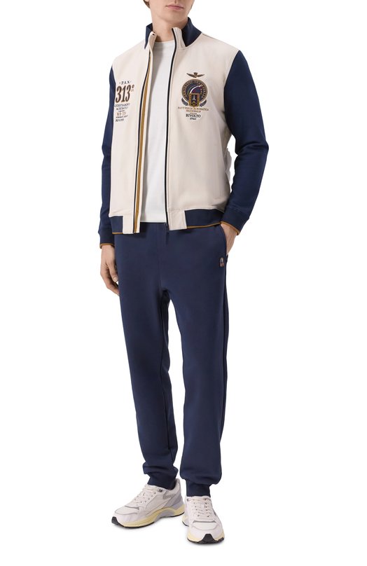 Хлопковая толстовка Aeronautica Militare FE2062UF00662 Разноцветный  FE2062UF00662 Фото 2