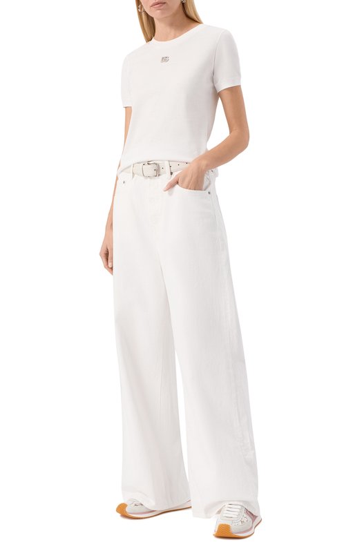 Комбинированные кроссовки DG Cushion Dolce & Gabbana CK2340/A9AC2 Белый  CK2340/A9AC2 Фото 2