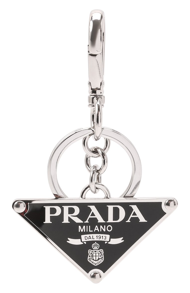 Мужской брелок PRADA черного цвета, арт. 2PS057-66A-F0002 | Фото 1 (Материал: Металл; Региональные ограничения белый список (Axapta Mercury): Не проставлено; Нос: Не проставлено)