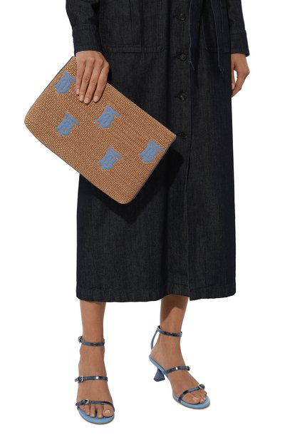 Клатч BURBERRY бежевого цвета по цене 126000 руб., арт. 8067310, фото 2 Клатч BURBERRY, арт. 8067310, фото 2