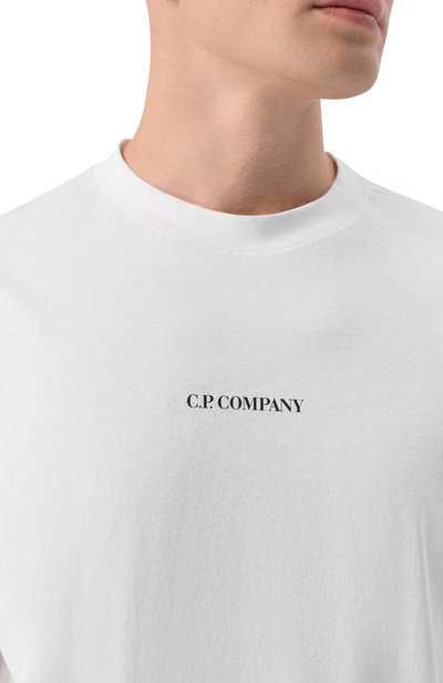Хлопковая футболка C.P. COMPANY, арт. 20CMTS087A/005100W, фото 5