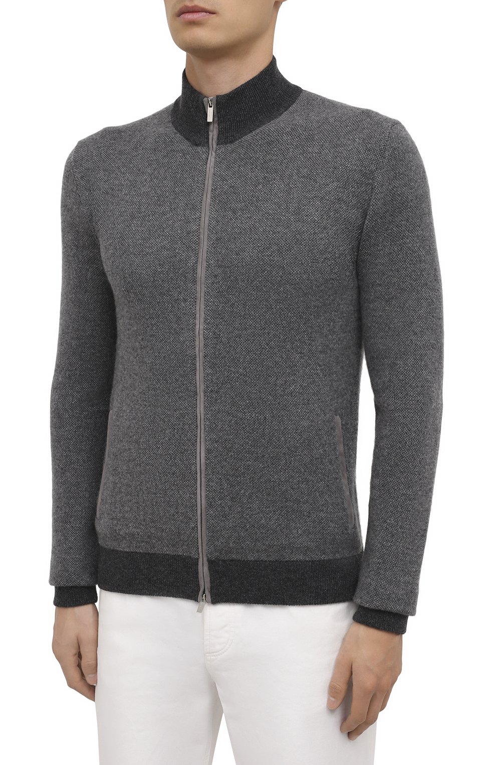 Кашемировый кардиган IL BORGO CASHMERE серого цвета по цене 132500 руб., арт. 56-621G0, фото 4 Кашемировый кардиган IL BORGO CASHMERE, арт. 56-621G0, фото 4