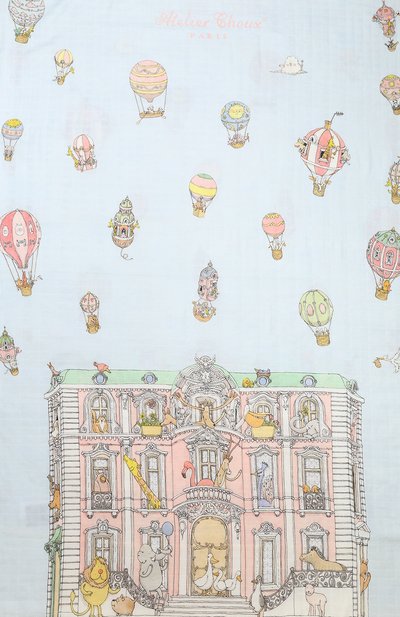 Хлопковый пододеяльник ATELIER CHOUX, арт. DUVET C0VER M0NCEAU MANSI0N, фото 2