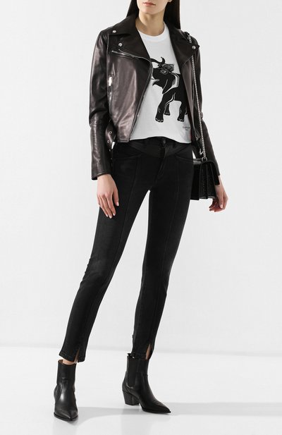 Хлопковая футболка LANVIN, арт. RW-T0654X-TJ01-P19, фото 2