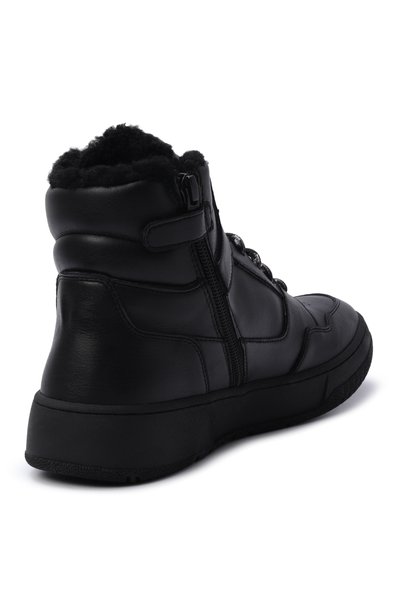 Утепленные ботинки DIRK BIKKEMBERGS черного цвета по цене 28450 руб., арт. K4B9-21967/0445_001, фото 3 Утепленные ботинки DIRK BIKKEMBERGS, арт. K4B9-21967/0445_001, фото 3