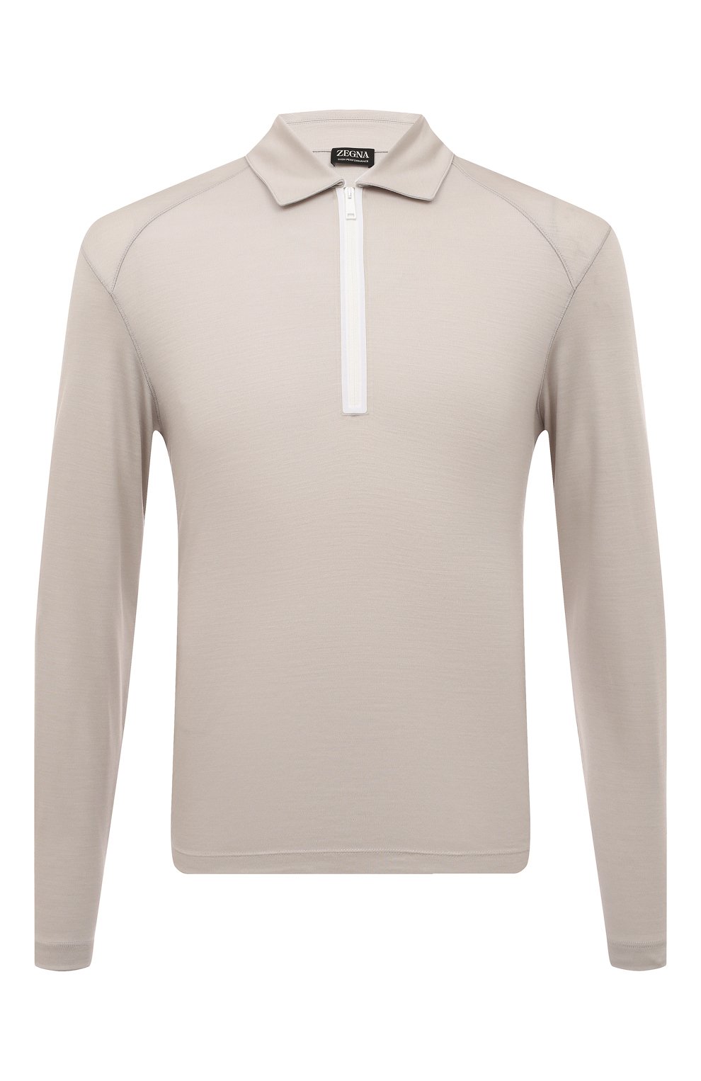 Шерстяное поло ZEGNA бежевого цвета по цене 99500 руб., арт. UC328A6/CCT702, фото 1 Шерстяное поло ZEGNA, арт. UC328A6/CCT702, фото 1