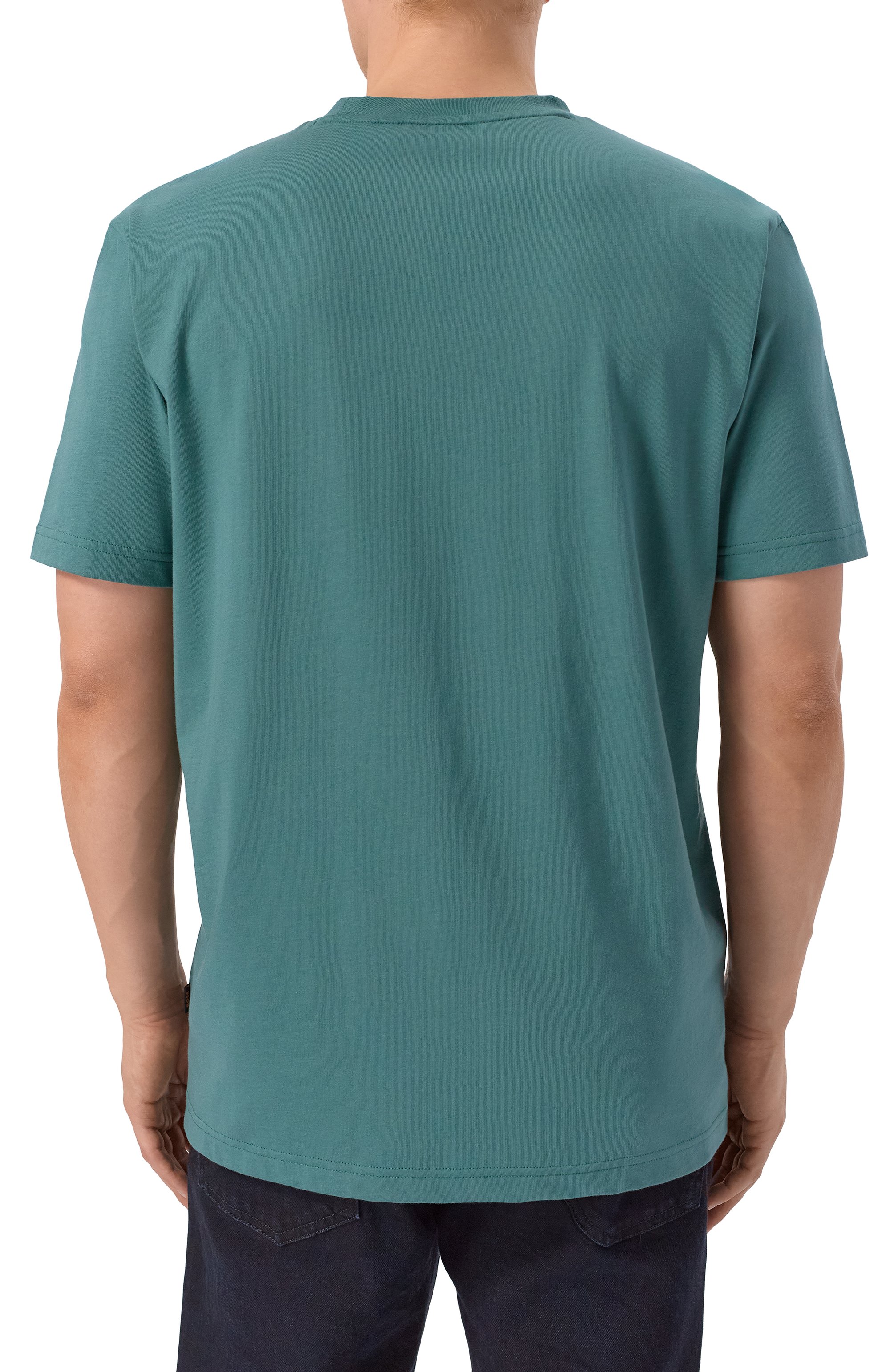 Хлопковая футболка BOSS ORANGE, арт. 50554610, фото 4