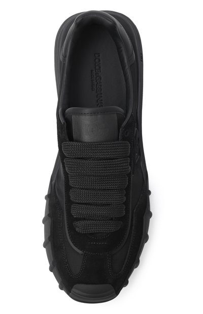 Комбинированные кроссовки dg athletics DOLCE & GABBANA черного цвета по цене 72450 руб., арт. CS2384/A0354, фото 5 Комбинированные кроссовки dg athletics DOLCE & GABBANA, арт. CS2384/A0354, фото 5