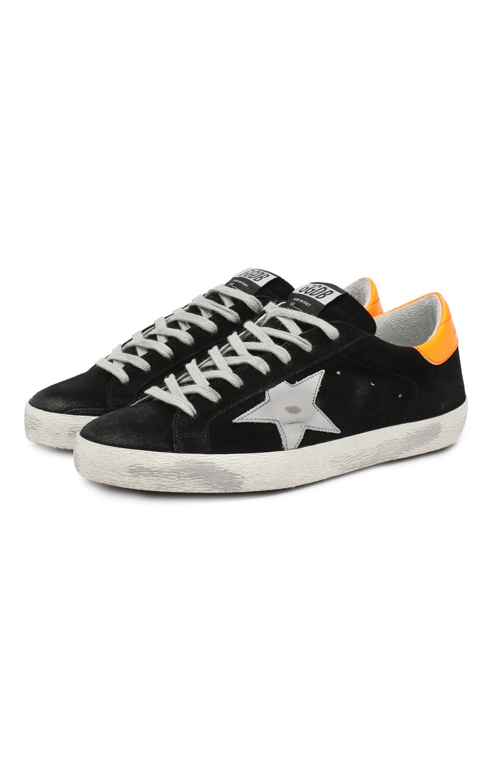 Замшевые кеды superstar GOLDEN GOOSE DELUXE BRAND, арт. G34MS590.N36, фото 1