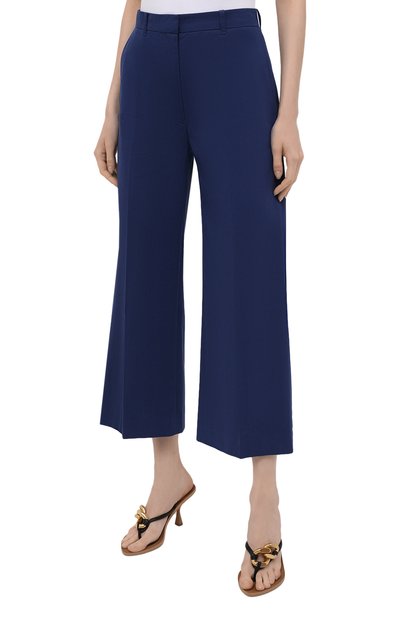 Хлопковые брюки KENZO синего цвета по цене 26950 руб., арт. FB52PA0259DG, фото 3 Хлопковые брюки KENZO, арт. FB52PA0259DG, фото 3