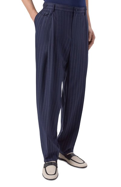 Шерстяные брюки DOLCE & GABBANA, арт. GP1B9T/FR23B, фото 3