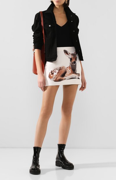 Хлопковая юбка BURBERRY, арт. 8024552, фото 2