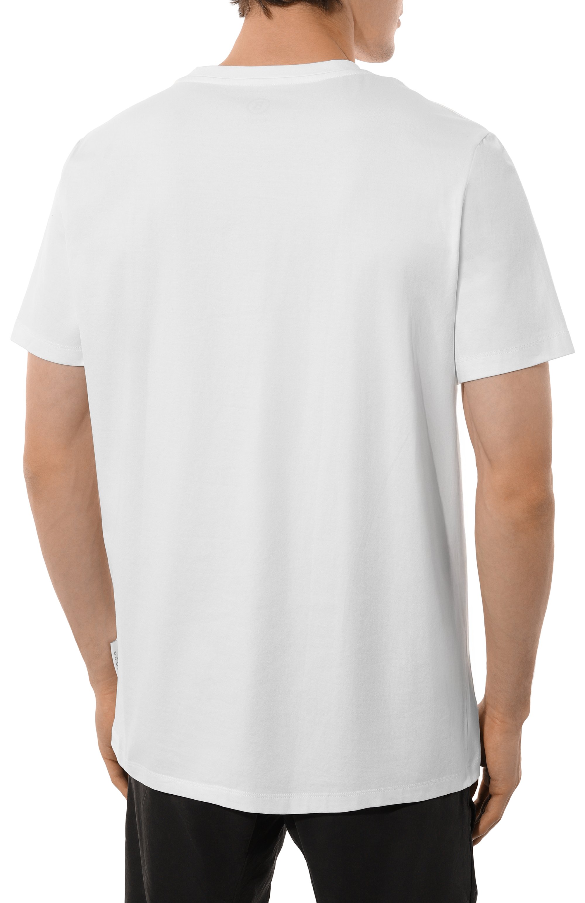 Хлопковая футболка BOGNER белого цвета по цене 11600 руб., арт. 58446604, фото 4 Хлопковая футболка BOGNER, арт. 58446604, фото 4