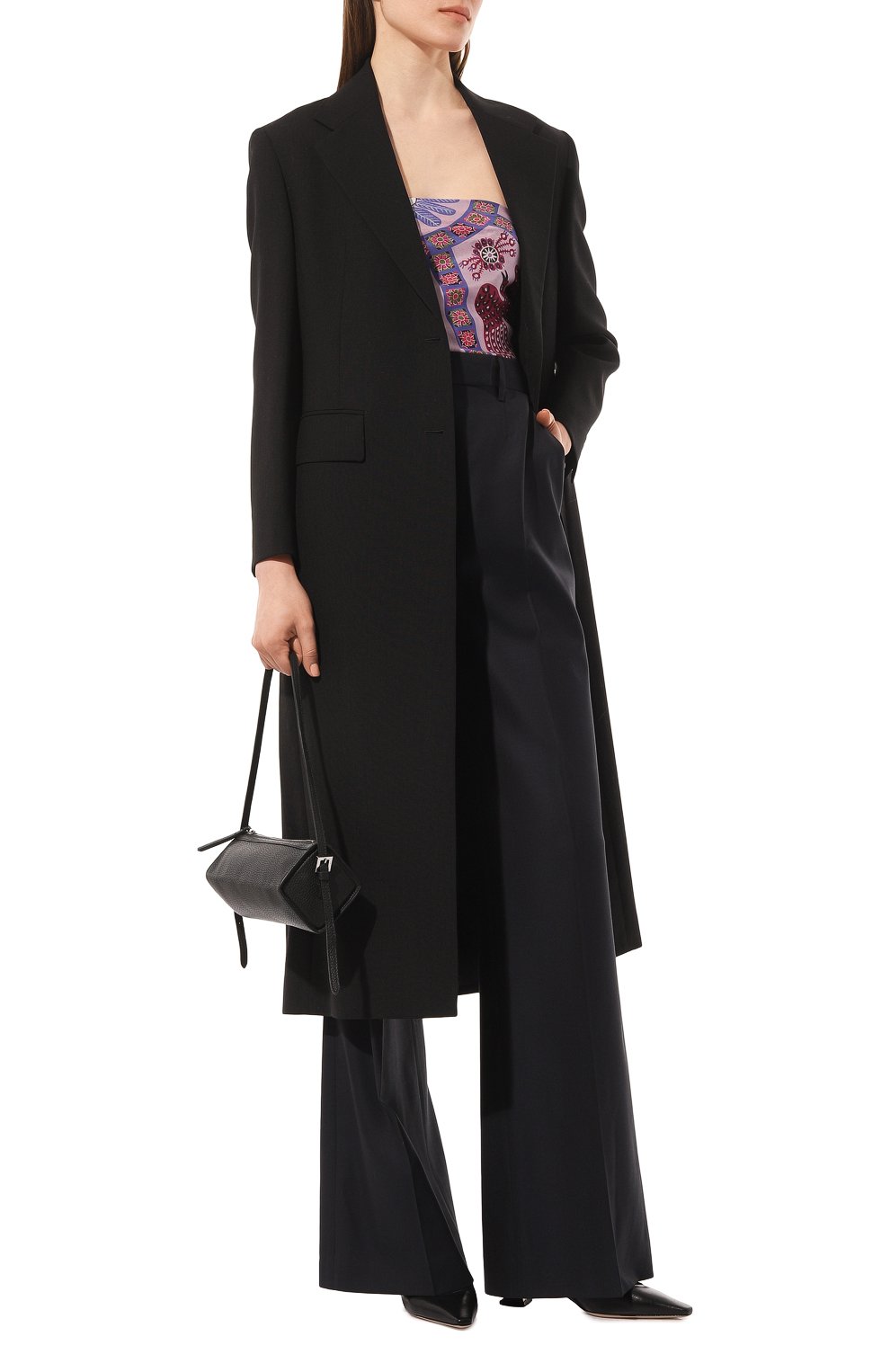 Шелковый платок небеса GOURJI сиреневого цвета по цене 18980 руб., арт. T21SKY7VIR, фото 3 Шелковый платок небеса GOURJI, арт. T21SKY7VIR, фото 3