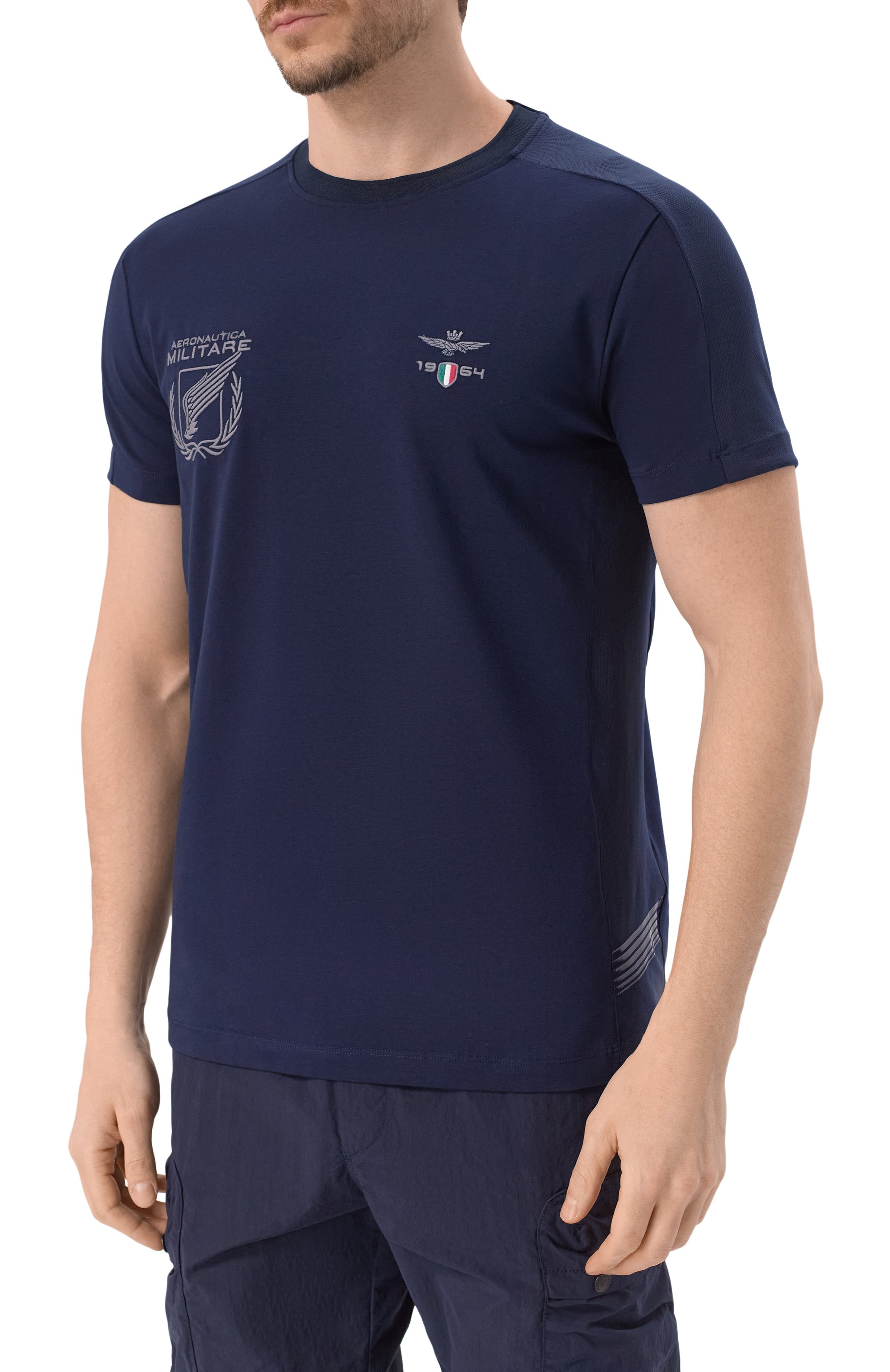 Хлопковая футболка AERONAUTICA MILITARE, арт. TS2380J674, фото 3