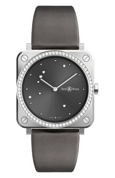 Женские часы eagle grey diamonds BELL AND ROSS, арт. BRS-ERU-ST-LGD/SCA