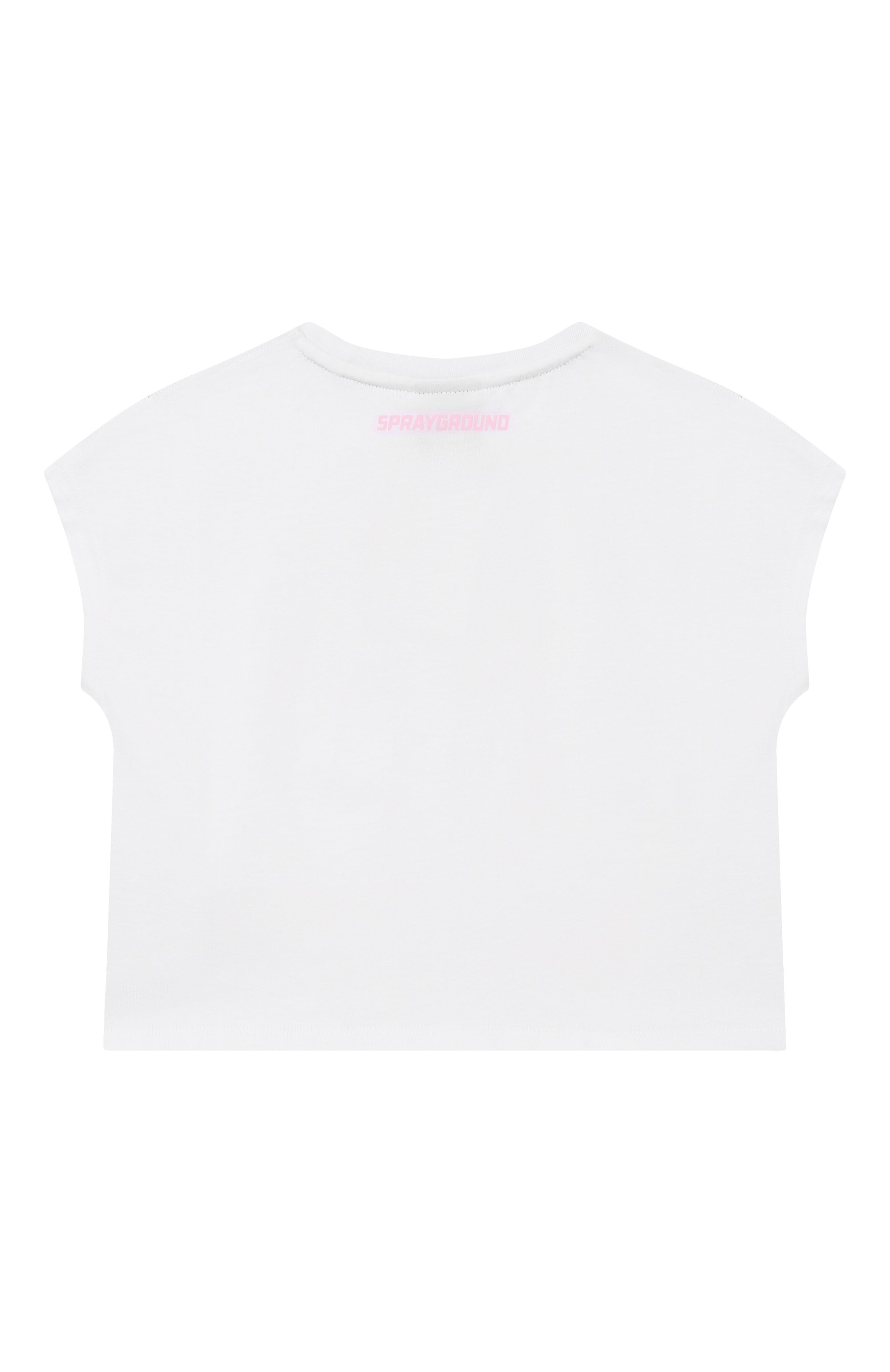 Хлопковый топ SPRAYGROUND белого цвета по цене 7425 руб., арт. SPY1455WHT/LIGHT VANQUISH WHITE TANK T0P, фото 2 Хлопковый топ SPRAYGROUND, арт. SPY1455WHT/LIGHT VANQUISH WHITE TANK T0P, фото 2