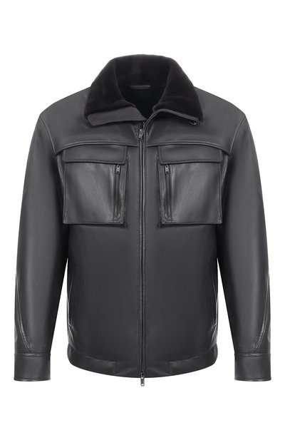 Мужская кожаная куртка MVST, арт. M25.1PM.0011/BIG SIZE/ANTRA