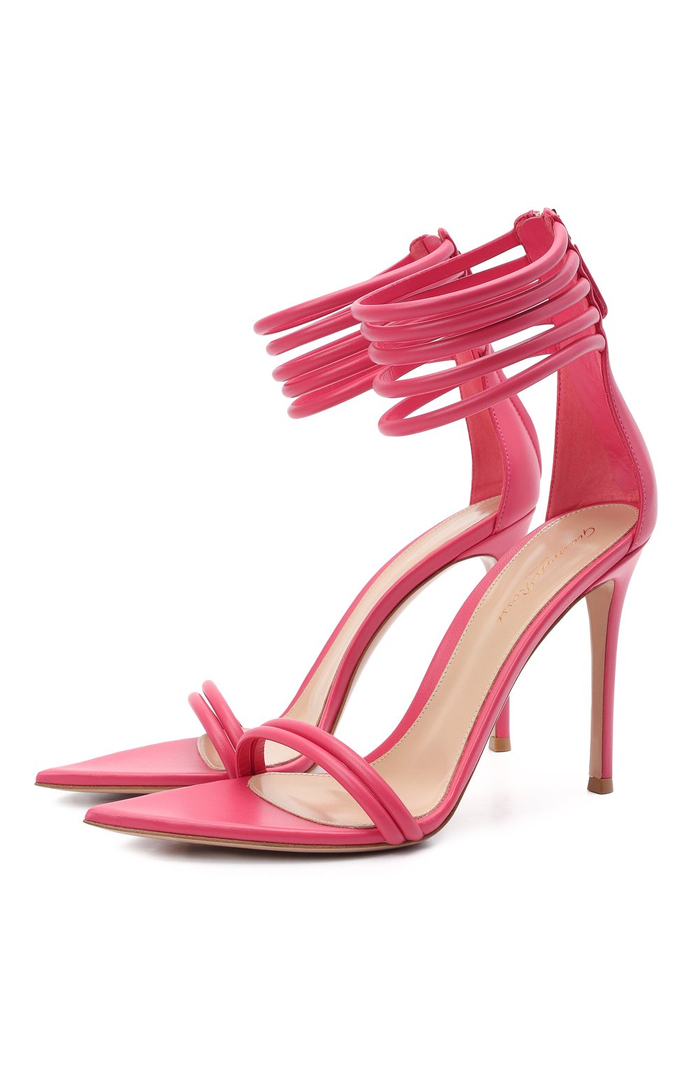 Кожаные босоножки dala GIANVITO ROSSI, арт. G61695.15RIC.NAPRUR0, фото 1