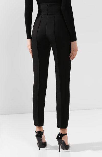 Шерстяные брюки ALEXANDRE VAUTHIER черного цвета по цене 61600 руб., арт. 193PA900 0193-1106, фото 4 Шерстяные брюки ALEXANDRE VAUTHIER, арт. 193PA900 0193-1106, фото 4