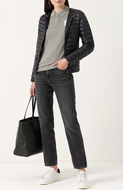 Хлопковое поло с вышитым логотипом бренда POLO RALPH LAUREN, арт. 211505656, фото 2