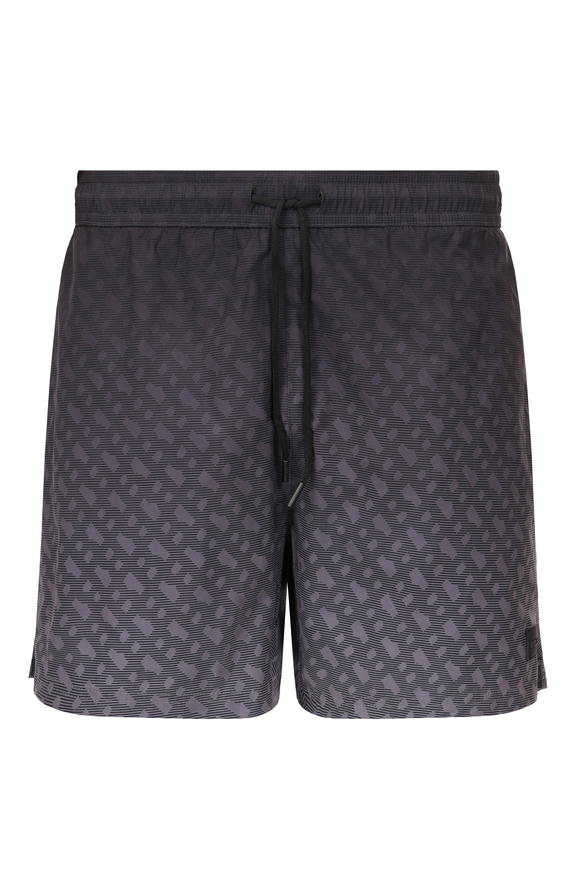 Плавки-шорты BOSS темно-серого цвета по цене 13600 руб., арт. 50534343, фото 1 Плавки-шорты BOSS, арт. 50534343, фото 1