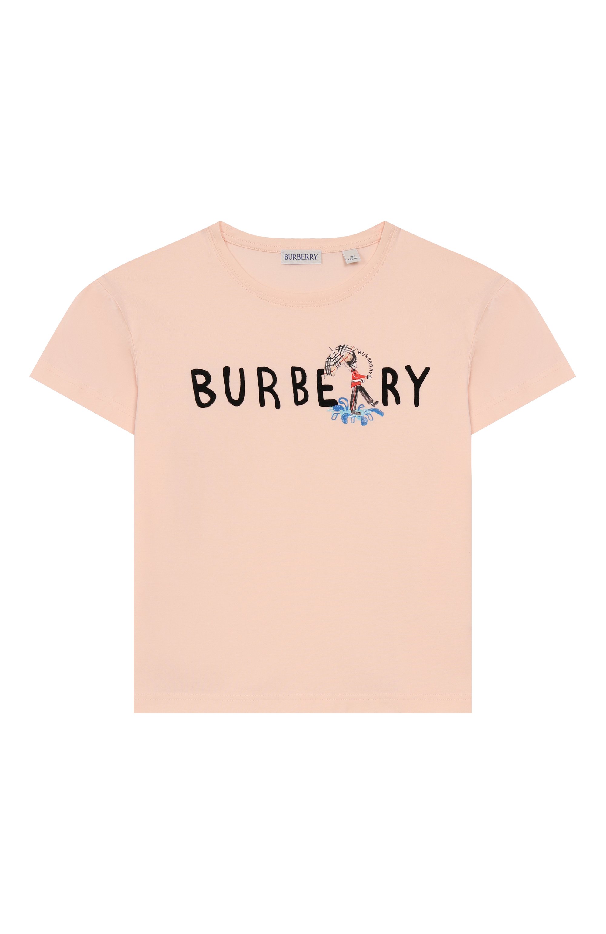 Хлопковая футболка BURBERRY, арт. 8110642, фото 1