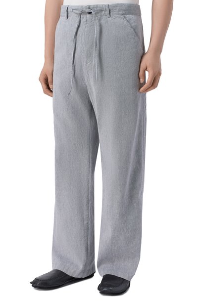 Брюки изо льна и хлопка HANNES ROETHER, арт. BA21LLAK.6073, фото 3