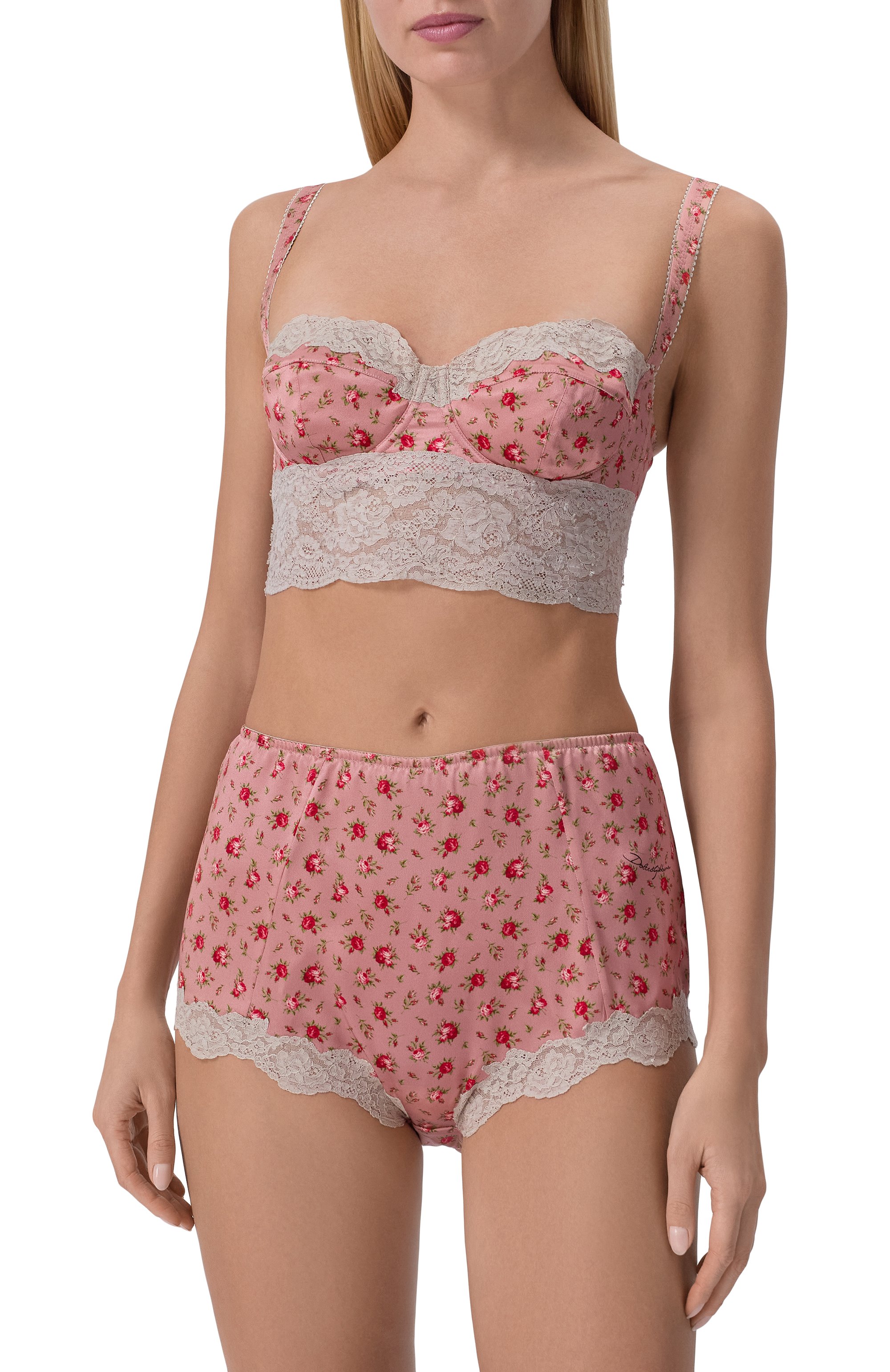 Бюстье из шелка и хлопка DOLCE & GABBANA, арт. 01C93T/0N0E3, фото 2