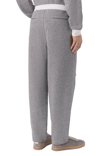 Брюки из хлопка и льна BRUNELLO CUCINELLI, арт. MR8313381G, фото 4