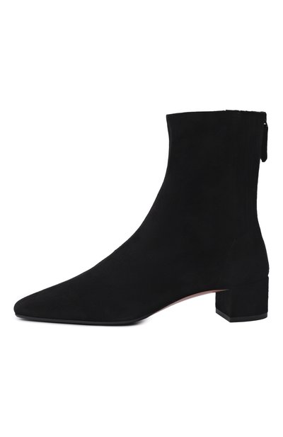 Замшевые ботильоны saint honore 35 AQUAZZURA, арт. SH0MIDB8-SUE-000, фото 4