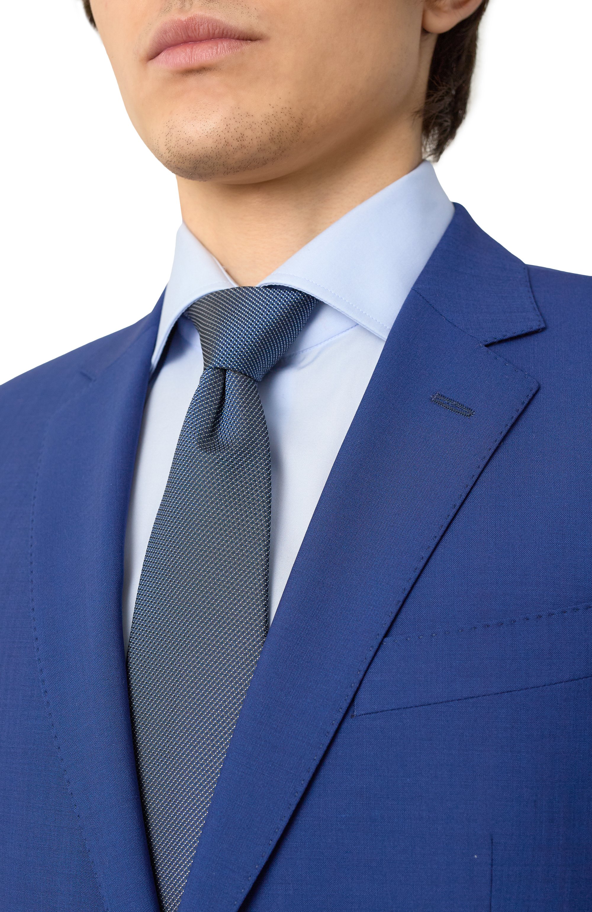 Галстук BOSS темно-синего цвета по цене 10500 руб., арт. 50532061, фото 2 Галстук BOSS, арт. 50532061, фото 2