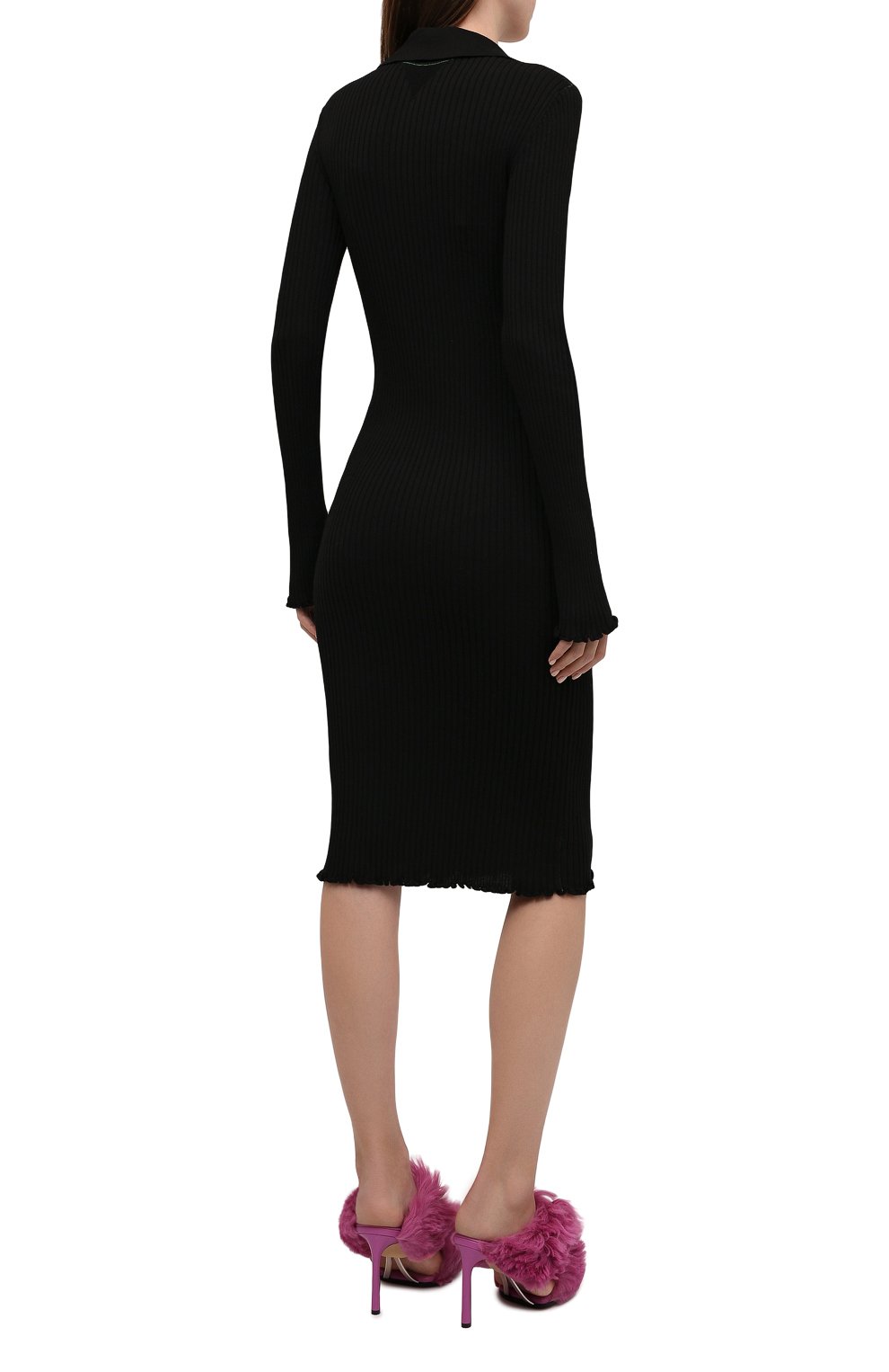 Хлопковое платье BOTTEGA VENETA, арт. 672040/V16U0, фото 4