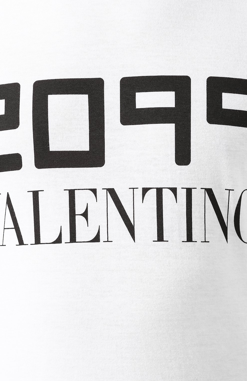 Хлопковая футболка VALENTINO, арт. SV0MG04E5SJ, фото 5