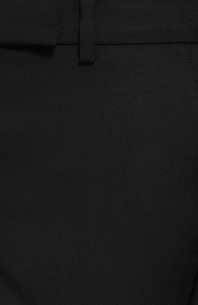 Расклешенные брюки со стрелками ALEXANDER MCQUEEN черного цвета по цене 75300 руб., арт. 308721/QIJ12, фото 5 Расклешенные брюки со стрелками ALEXANDER MCQUEEN, арт. 308721/QIJ12, фото 5