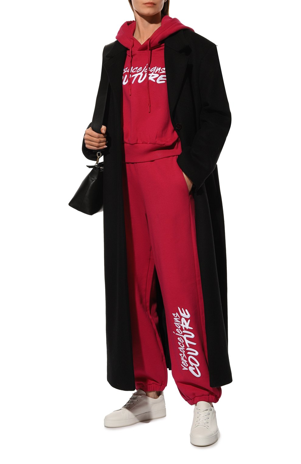 Хлопковое худи VERSACE JEANS COUTURE, арт. 73HAIT16-73DP314 0 L0G0 BRUSH EMBR0/CF01T, фото 2