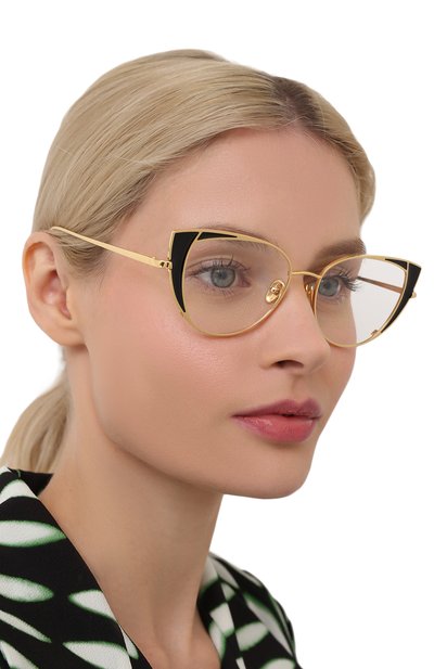 Оправа LINDA FARROW черного цвета по цене 84400 руб., арт. LFL855C11 0PT, фото 2 Оправа LINDA FARROW, арт. LFL855C11 0PT, фото 2