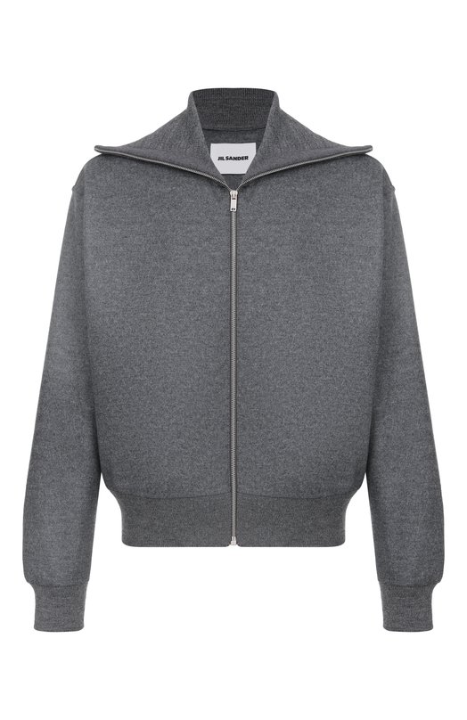Шерстяной бомбер Jil Sander J61HG0003/J40045 Серый J61HG0003/J40045
