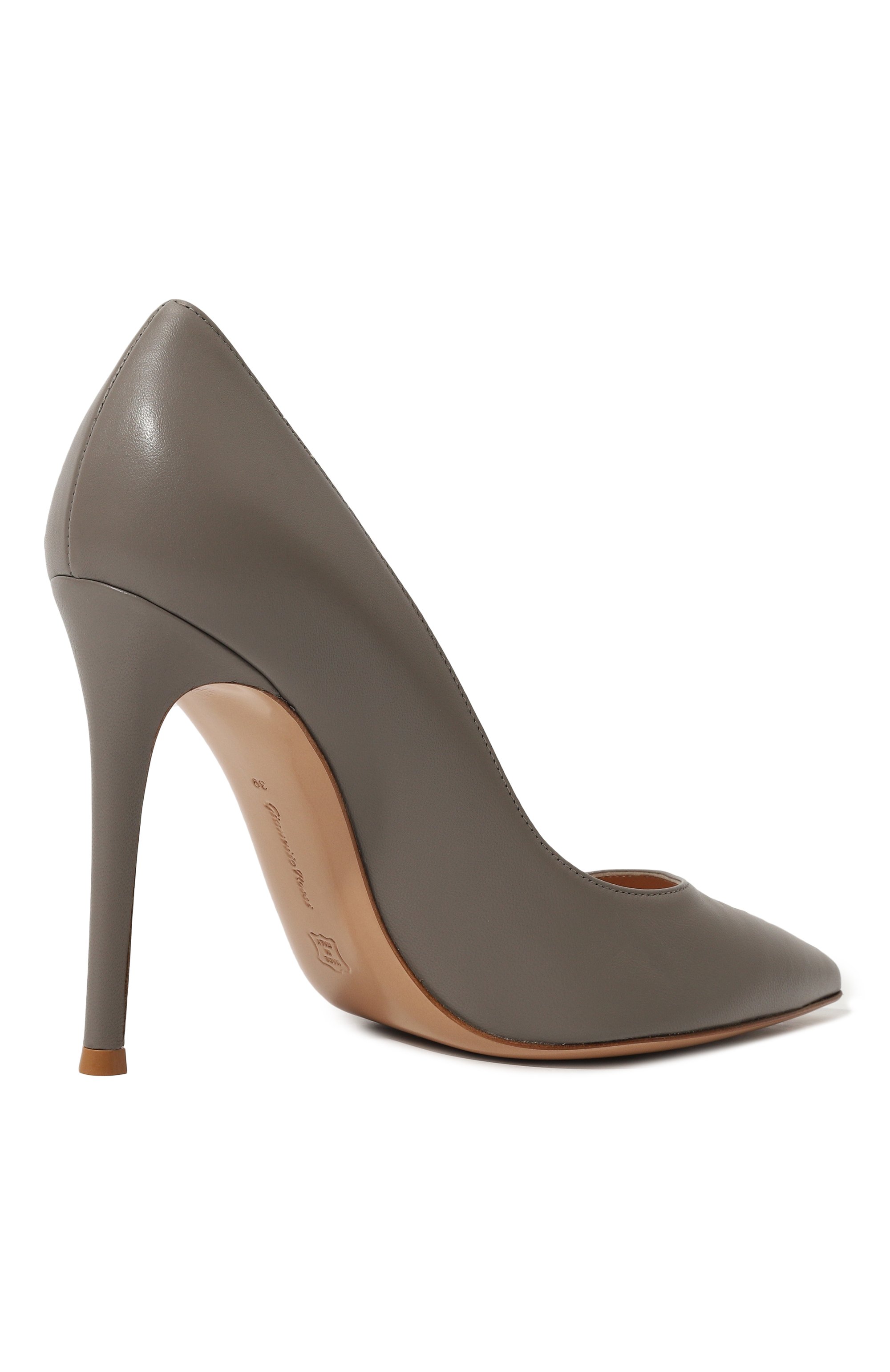 Кожаные туфли gianvito 105 GIANVITO ROSSI, арт. G28470.15RIC.NAPGREY, фото 5