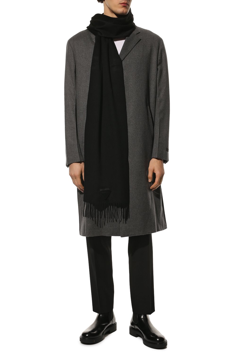 Кашемировый шарф PRADA, арт. 1FS005-1YLF-F0002, фото 3