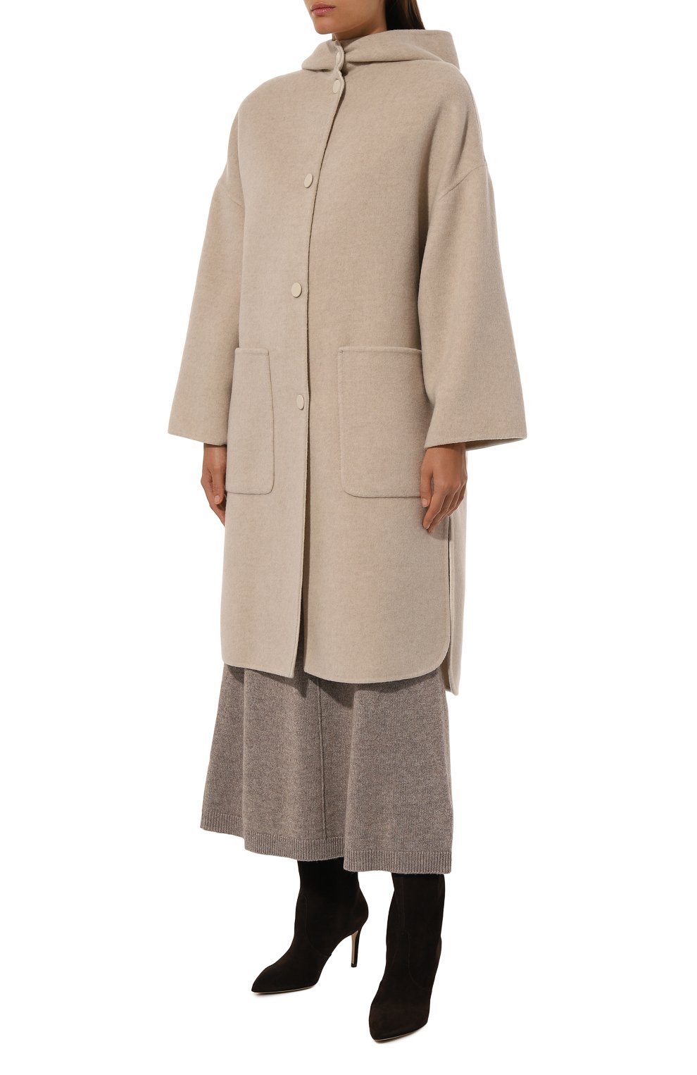 Кашемировое пальто AGNONA, арт. TL0801E/D7044E, фото 3
