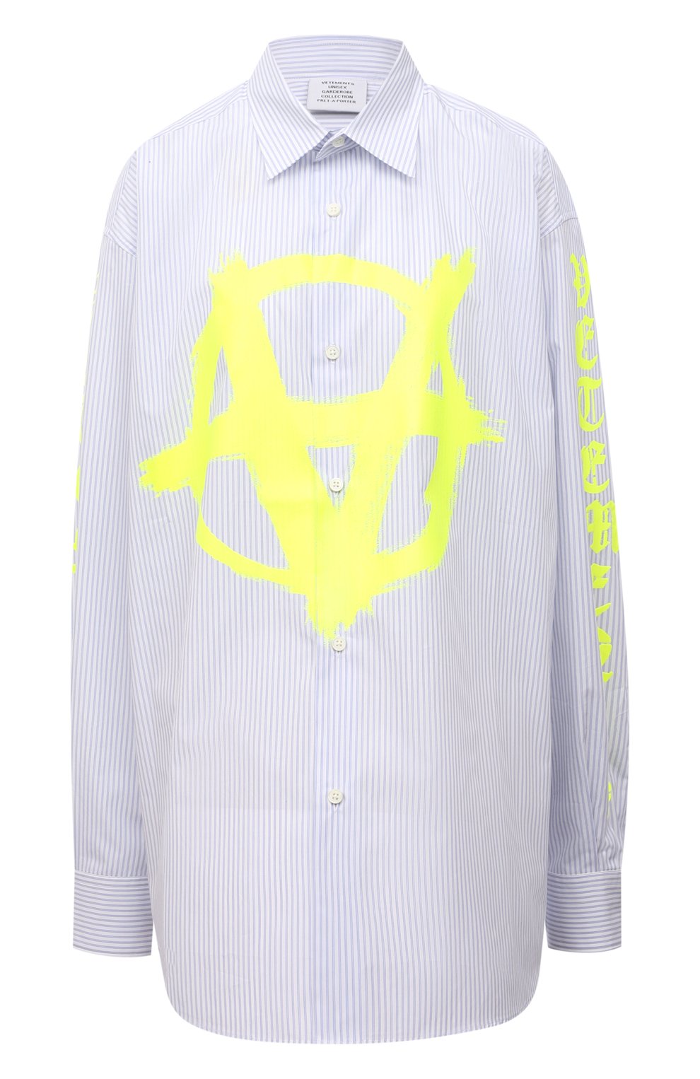 Хлопковая рубашка VETEMENTS, арт. UE52SH360S 1005/W, фото 1