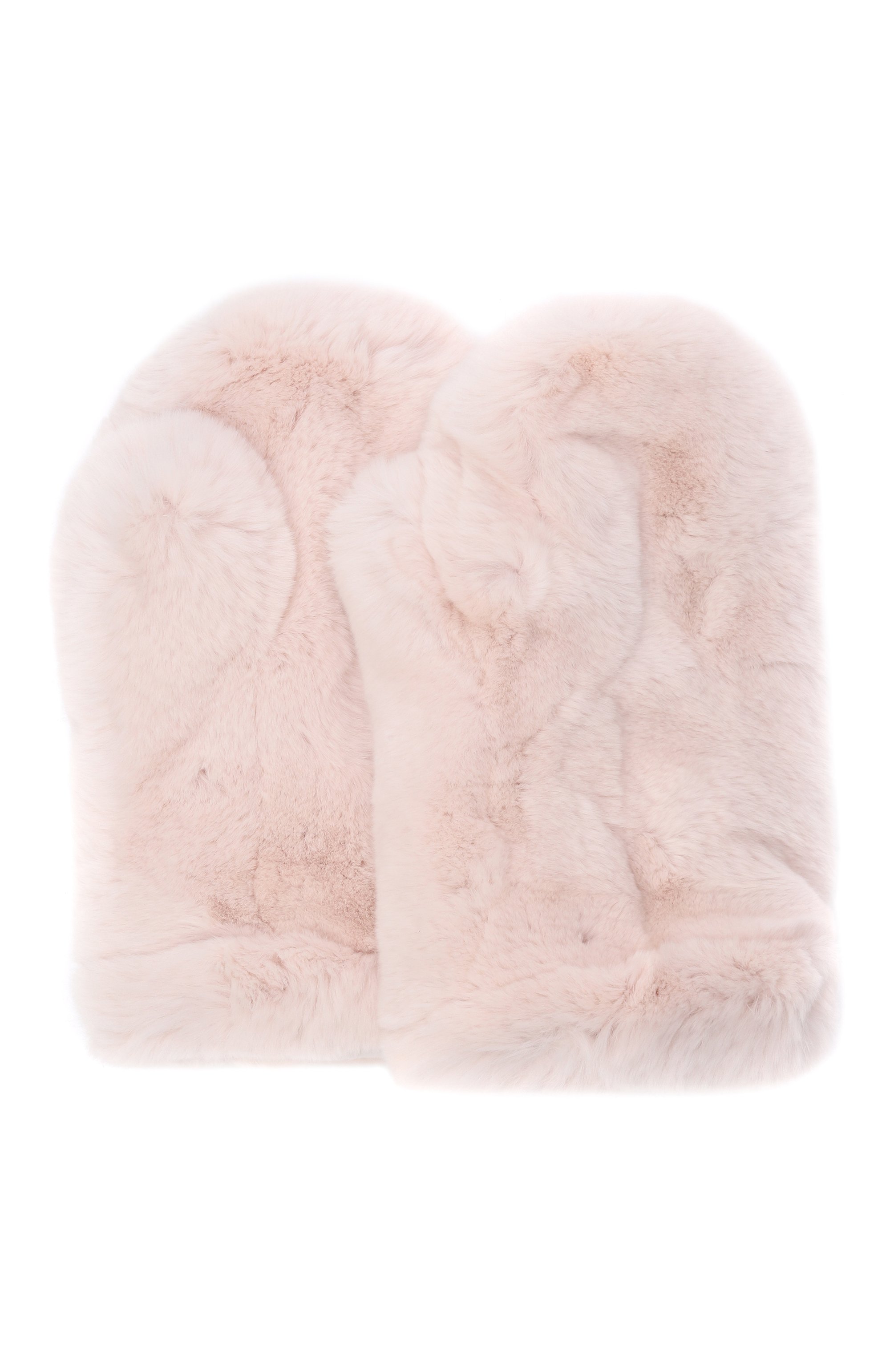 Меховые варежки из кролика YVES SALOMON ENFANT, арт. 26WEA302XXREXX, фото 1
