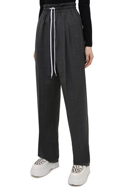 Шерстяные брюки MIU MIU, арт. MP1514-1Z3R-F0308, фото 3