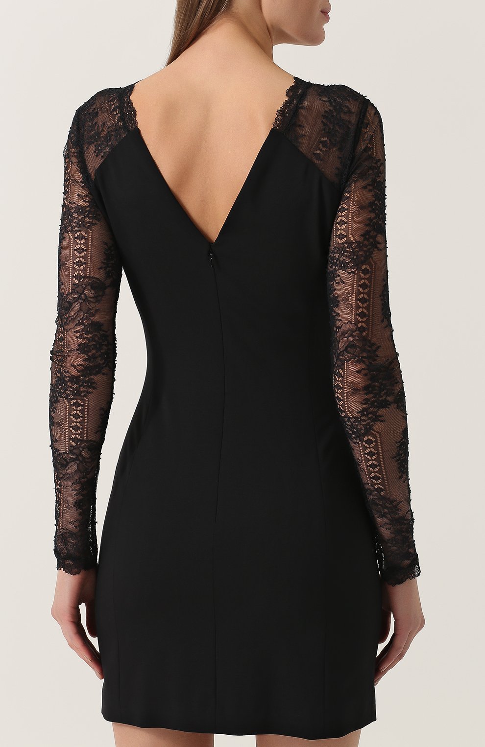 Приталенное мини-платье с кружевным лифом LA PERLA, арт. 000950D, фото 4