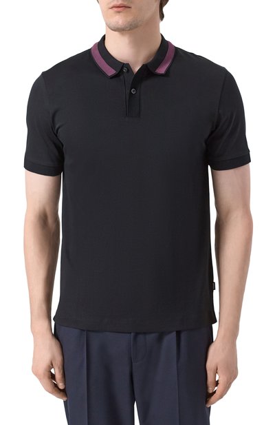 Хлопковое поло BOSS, арт. 50531791, фото 3