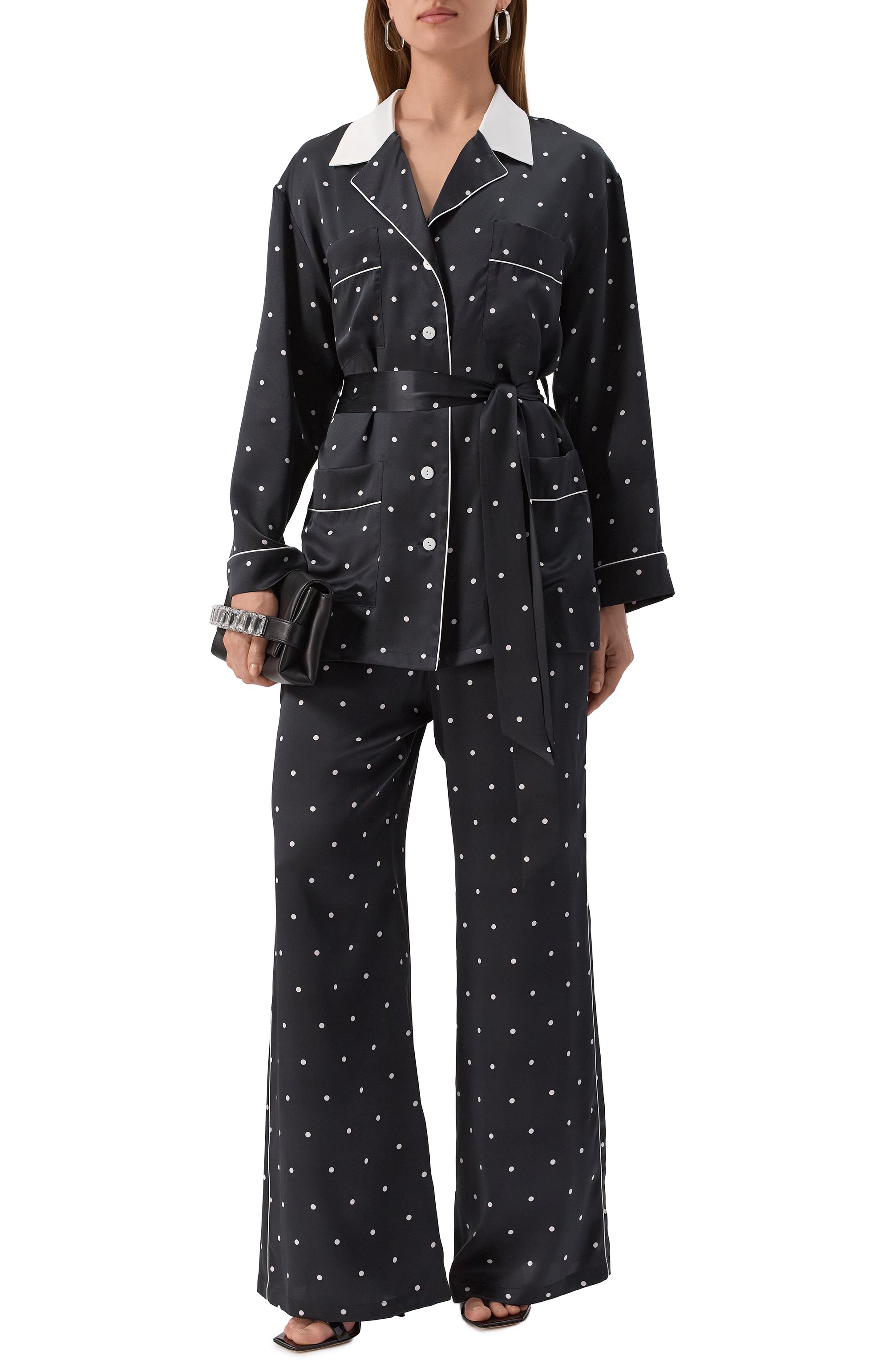 Атласная блузка YANINA, арт. T-2892, фото 2