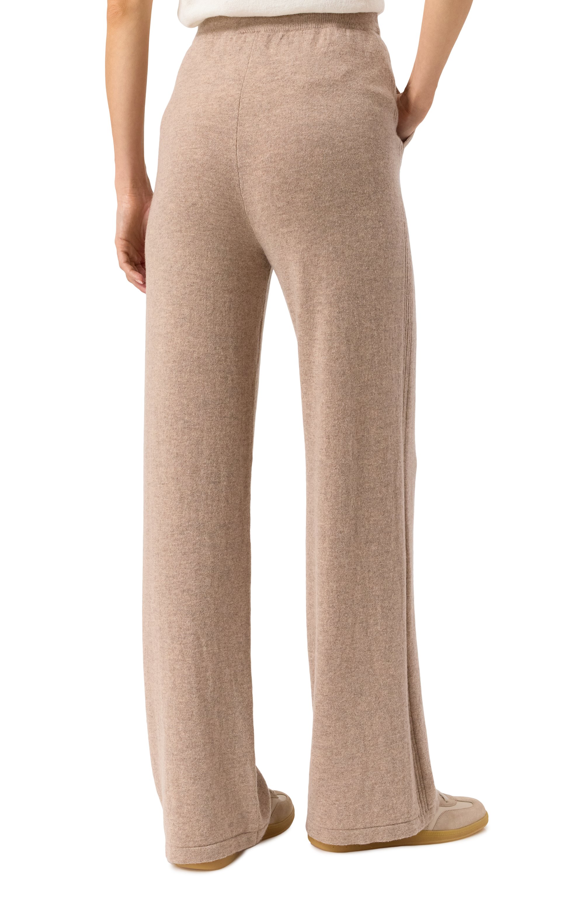 Брюки из кашемира и шелка MVST бежевого цвета по цене 135500 руб., арт. WF60-1045MU, фото 4 Брюки из кашемира и шелка MVST, арт. WF60-1045MU, фото 4