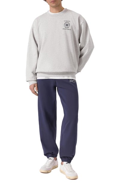 Хлопковый свитшот sporty & rich x le bristol paris SPORTY AND RICH, арт. ST071517620GY03, фото 2