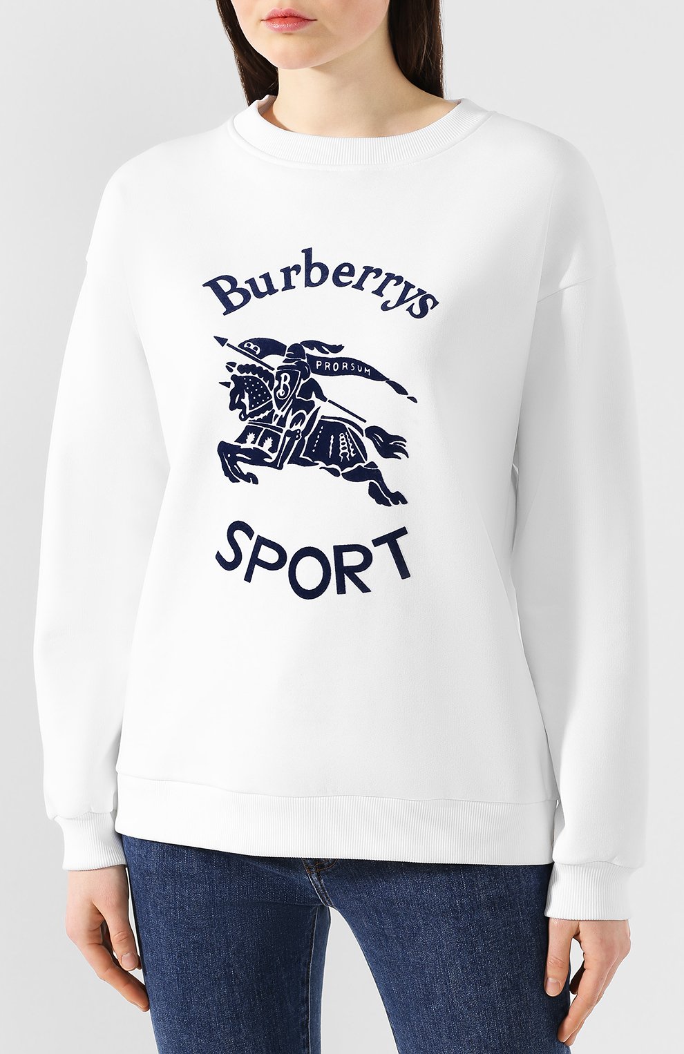 Хлопковый свитшот BURBERRY, арт. 8004802, фото 3